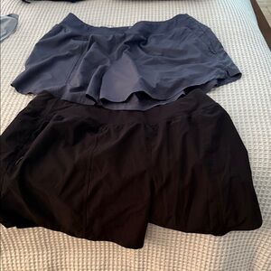 Women's Black and grey Shorts